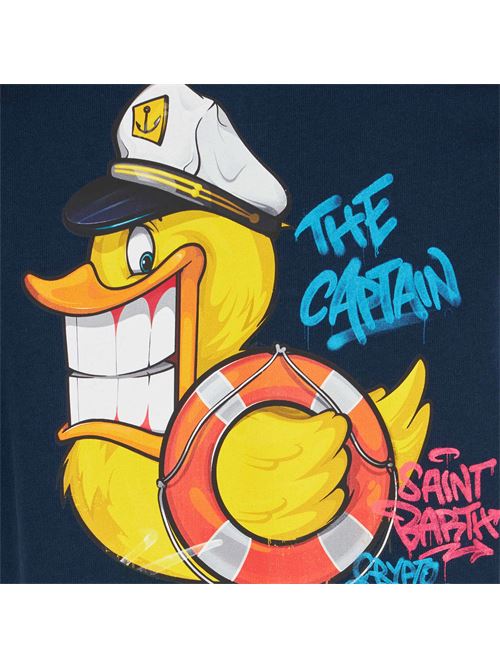 T-SHIRT WITH EMBROIDERY MC2 SAINT BARTH | POT0002/06074D